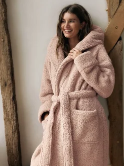 neutre - Robe de chambre en peluche