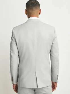 neutre - Slim Fit (Slim Fit) - Veste de costume texturée
