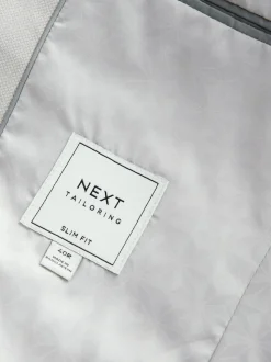 neutre - Slim Fit (Slim Fit) - Veste de costume texturée