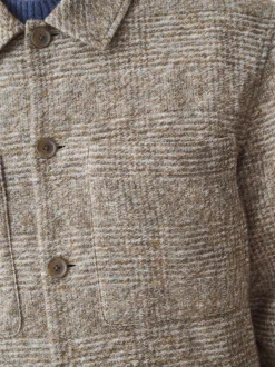 neutre - Veste à carreaux élégante en laine