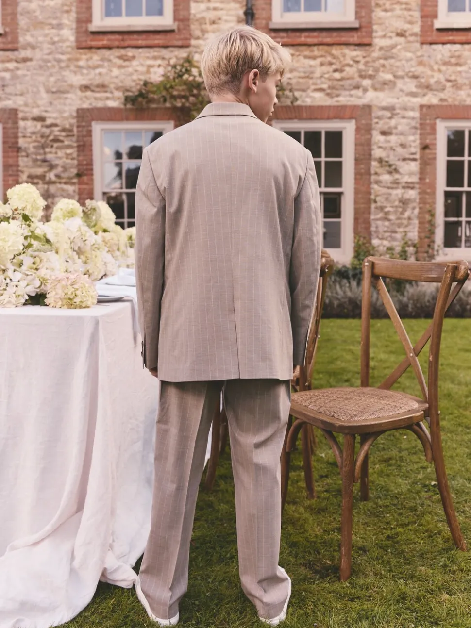 neutre - Veste de costume rayée (3-16ans)