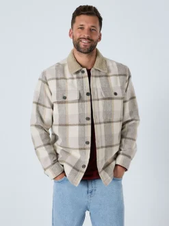 neutre - Vérifier Borg Lined Shacket