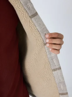 neutre - Vérifier Borg Lined Shacket