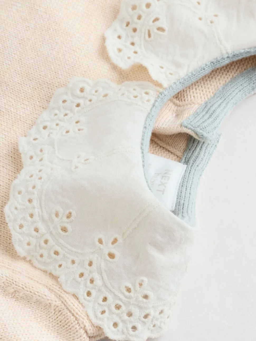 Neutre canard/Vert sauge Ditsy - Pull et Leggings en maille Bébé Ensemble 2 Pièces (0mois-3ans)