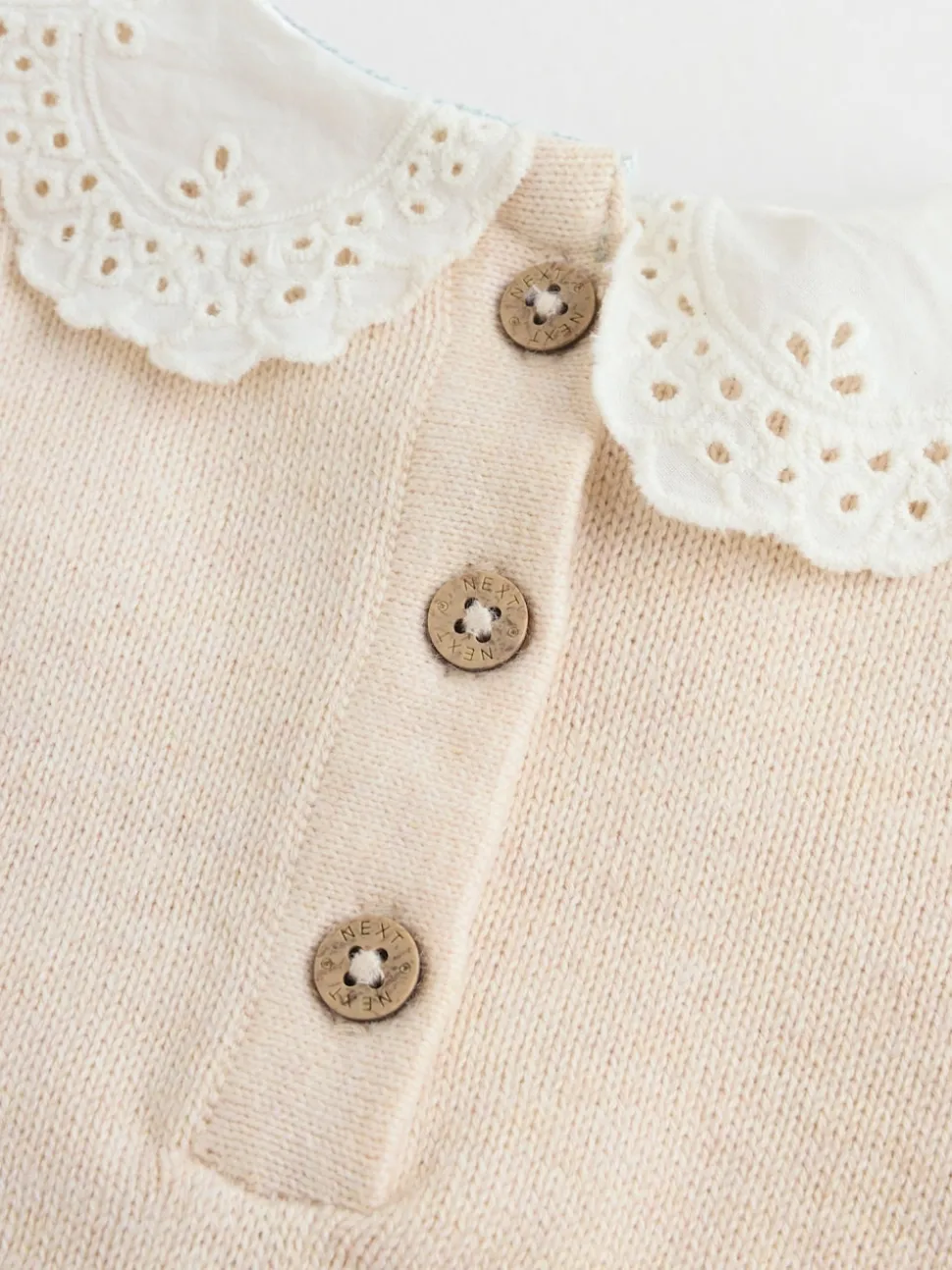 Neutre canard/Vert sauge Ditsy - Pull et Leggings en maille Bébé Ensemble 2 Pièces (0mois-3ans)