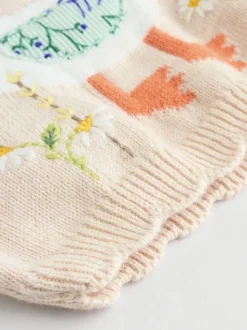 Neutre canard/Vert sauge Ditsy - Pull et Leggings en maille Bébé Ensemble 2 Pièces (0mois-3ans)