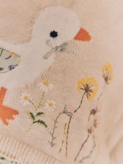 Neutre canard/Vert sauge Ditsy - Pull et Leggings en maille Bébé Ensemble 2 Pièces (0mois-3ans)