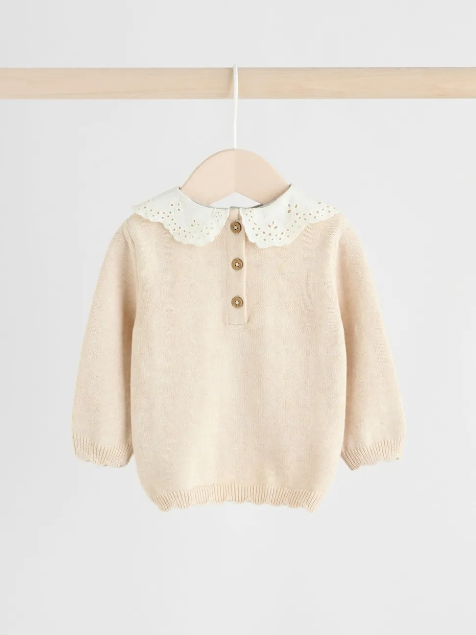 Neutre canard/Vert sauge Ditsy - Pull et Leggings en maille Bébé Ensemble 2 Pièces (0mois-3ans)