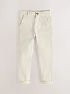 Neutre écru - Pantalon chino extensible (3-17ans)