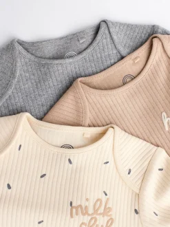 Neutre Milk Club - Lot de 3 bodys bébé