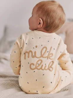 Neutre Milk Club - Lot de 3 dors-bien bébé à fermeture éclair bidirectionnelle 100 % coton (0mois -2ans)