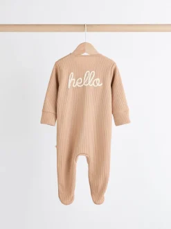 Neutre Milk Club - Lot de 3 dors-bien bébé à fermeture éclair bidirectionnelle 100 % coton (0mois -2ans)