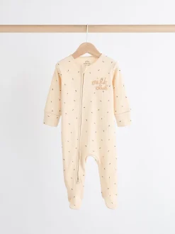 Neutre Milk Club - Lot de 3 dors-bien bébé à fermeture éclair bidirectionnelle 100 % coton (0mois -2ans)