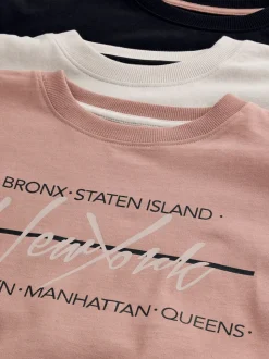 Neutre/Noir - Lot de 3 pyjamas tissés à carreaux (3-16ans)