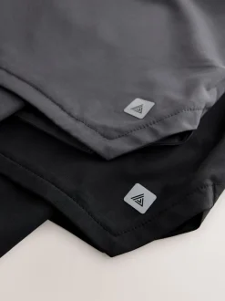 Noir - Active 2-en-1 Shorts 2 Lot