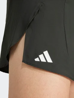 Noir - Adidas Adizero Essentials Running Split Shorts