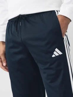 Noir - adidas Coupe classique 3-Rayure Tricot à ourlet ouvert Survêtement