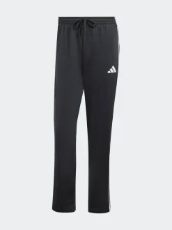 Noir - adidas Coupe classique 3-Rayure Tricot à ourlet ouvert Survêtement