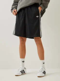 Noir - Adidas Original Short en jacquard à 3rayures