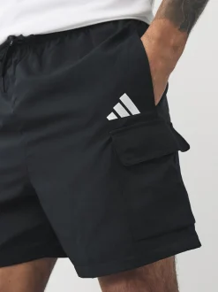 Noir - adidas Petit short Essentiel Logo Cargos Chelsea