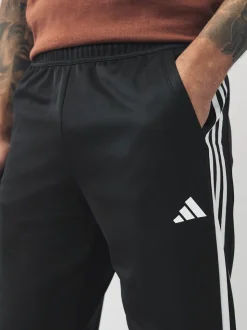 Noir - Adidas Train Essentials 3-Jogging d'entraînement Rayure