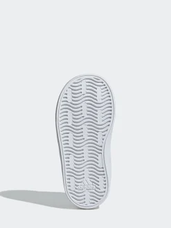 Noir - adidas Vl Cour 3.0 Baskets bébé à crochets et boucles