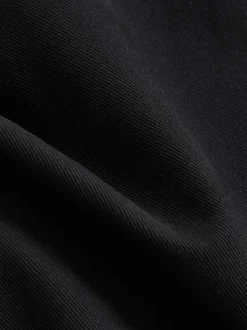 Noir - Ajustement droit - Pantalons chino à ceinture doux au toucher