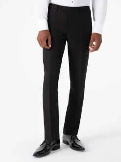 Noir - Ajustement enregistré - Pantalon de costume Skopes Sinatra