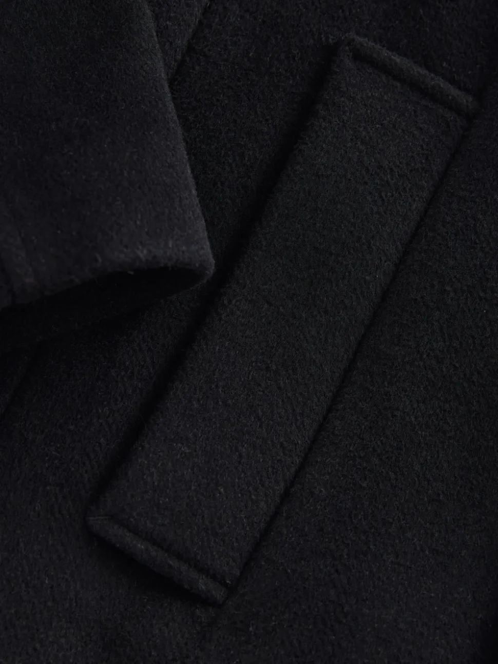 Noir - Ajustement régulier - Caban N.premium doux au toucher en laine