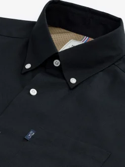 Noir - Ajustement régulier - Chemises Oxford boutonnées Easy Iron