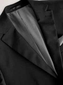 Noir - Ajustement régulier - Veste de costume Essential