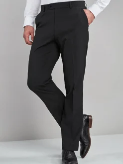 Noir - Ajustement régulier - Pantalon intelligent stretch