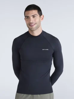 Noir - Animal Rash homme à logo Sonny et séchage rapide