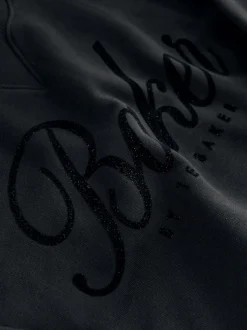 Noir - Baker by Ted Baker Ensemble 2 pièces à Imprimé floqué sweat carré et Joggings à poignets