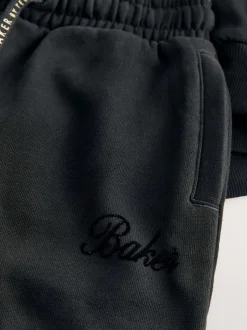 Noir - Baker by Ted Baker Ensemble 2 pièces à Imprimé floqué sweat carré et Joggings à poignets