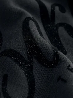 Noir - Baker by Ted Baker Ensemble 2 pièces à Imprimé floqué sweat carré et Joggings à poignets