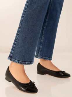 Noir - Ballerines Lipsy vernies à bout ouvert