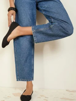 Noir - Ballerines plates Friends Like These Twist Detail à bout rond