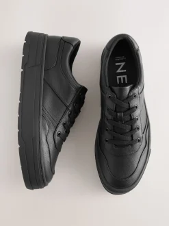 Noir - Baskets à lacets épaisses Cleat