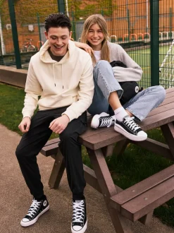 Noir - Baskets à plateforme Converse All Star Move Chuck Ox