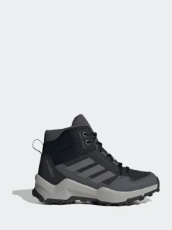 Noir - Baskets adidas Terrex Ax4r Mid randonnée enfant