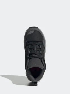 Noir - Baskets adidas Terrex Ax4r Mid randonnée enfant