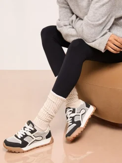 Noir - Baskets de sport Lipsy À lacets Chunky Tapis de couloir