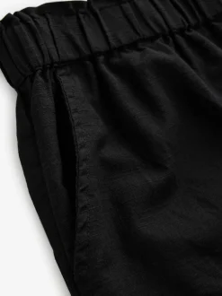 Noir - Bermuda 100% coton