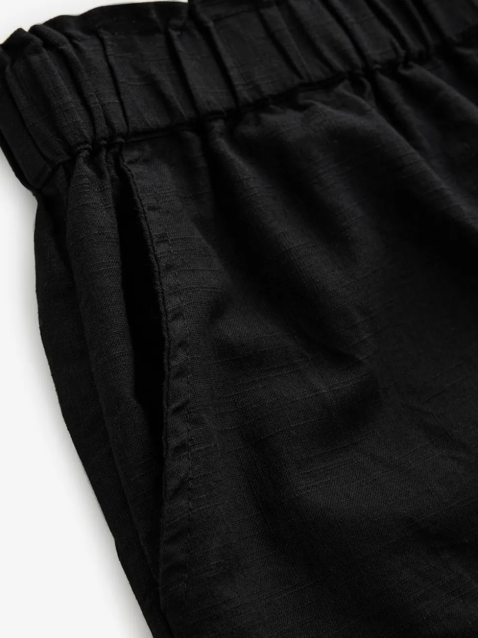 Noir - Bermuda 100% coton