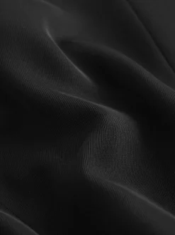 Noir - Blazer sans col en V