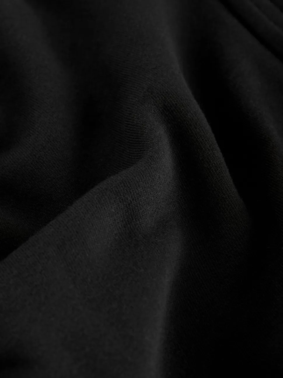 Noir - Blouson bomber en jersey zippé en coton riche