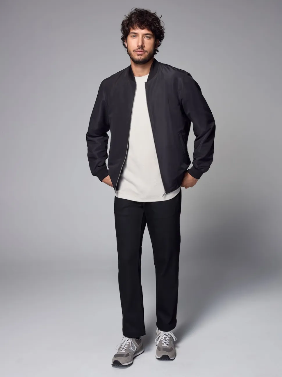 Noir - Blouson imperméable