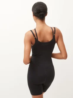 Noir - Body gainant au ventre sans soutien-gorge