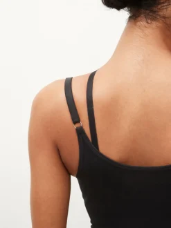 Noir - Body gainant au ventre sans soutien-gorge